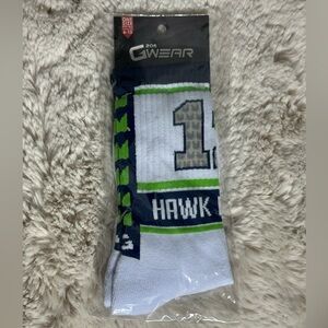 NWT Seattle Seahawks 12th man socks sz 6-13